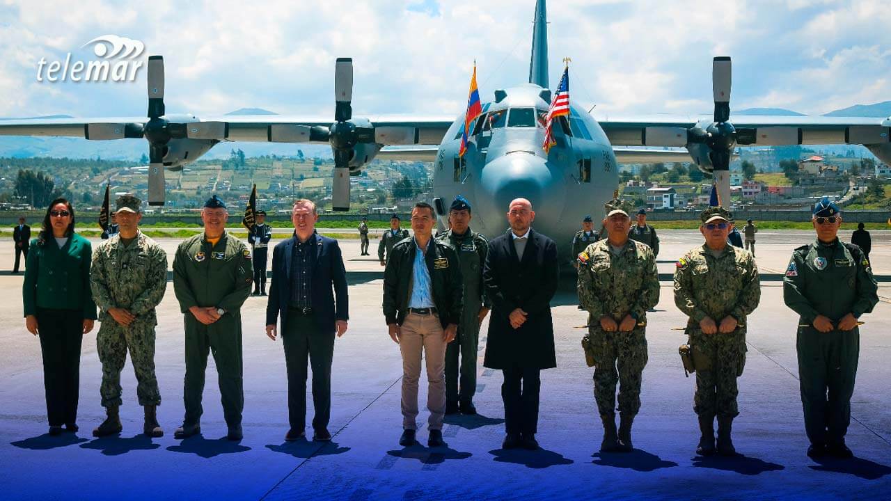 Ecuador refuerza su capacidad operativa con la llegada del avión C-130 Hércules