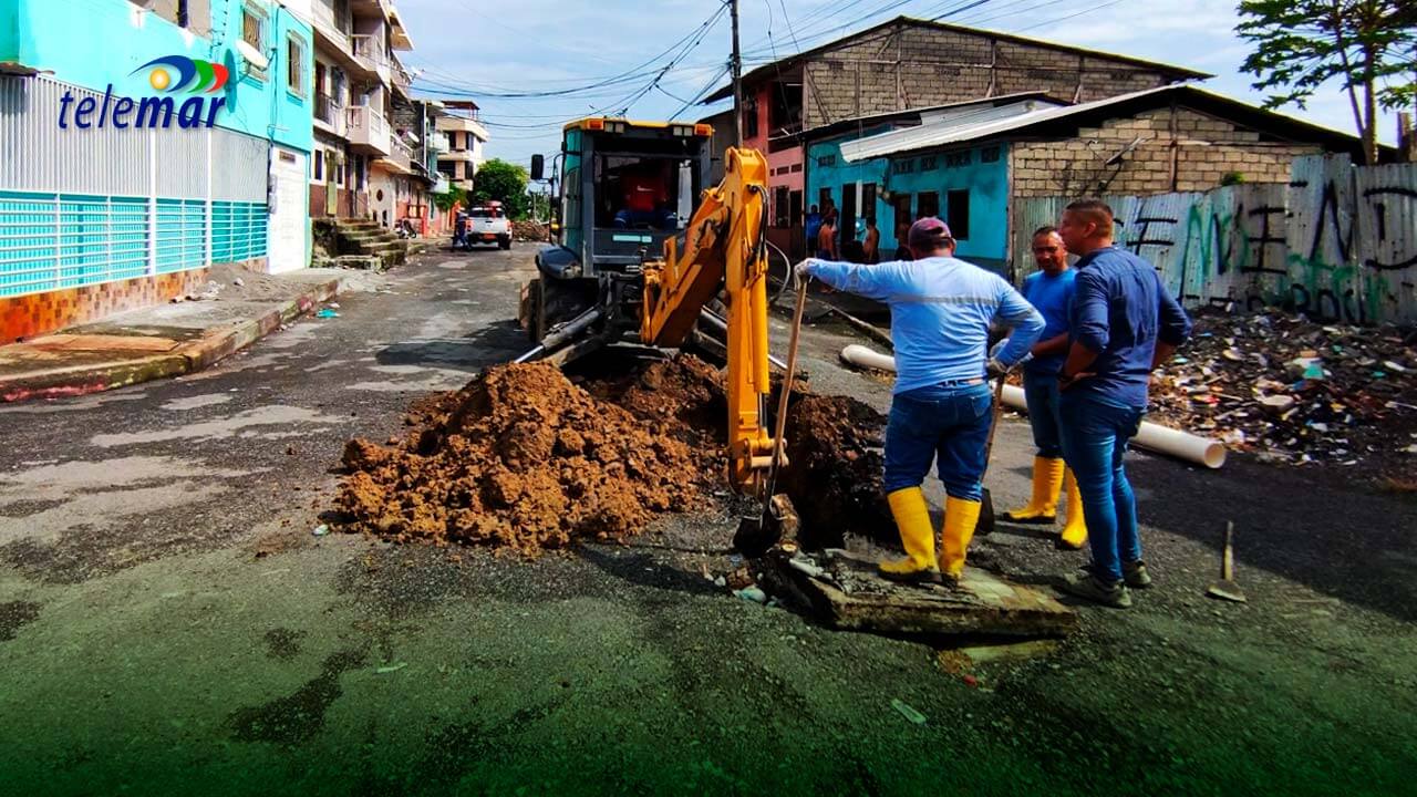 Esmeraldas afronta el deterioro de tuberías de agua y alcantarillas