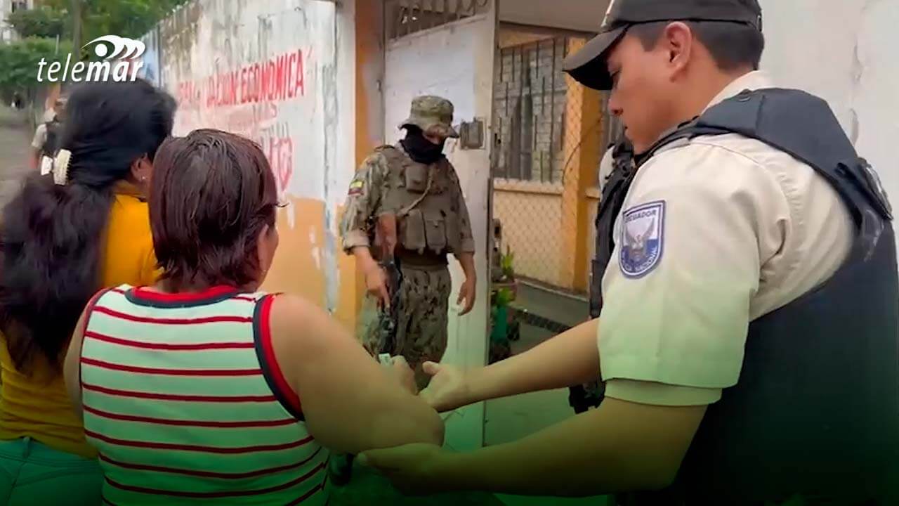 Despliegue policial durante el proceso electoral en Esmeraldas