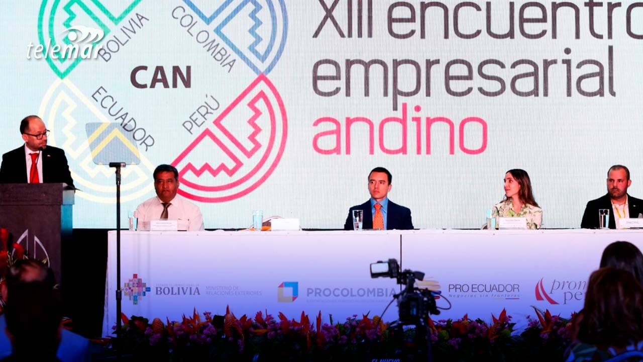 Presidente Noboa Inaugura el Xlll Encuentro Empresarial Andino 2024