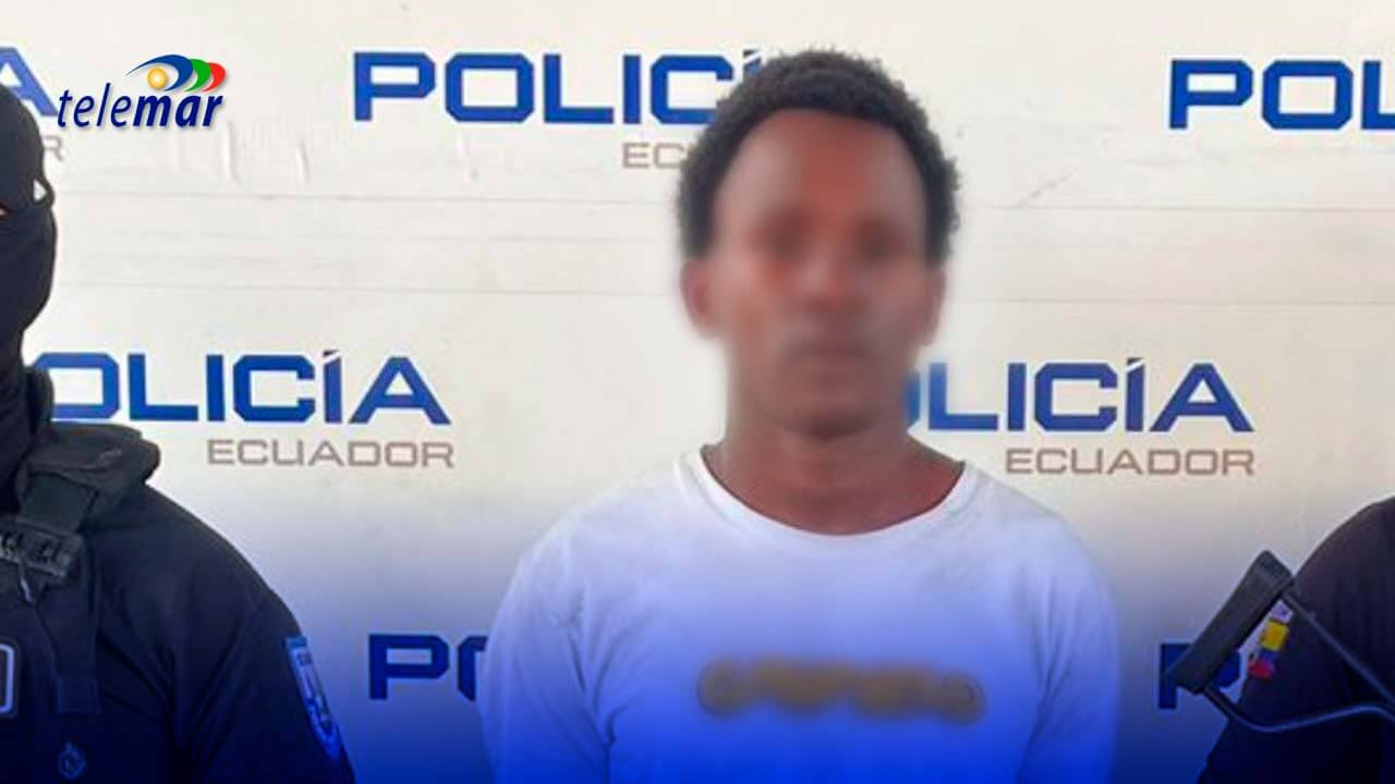 Capturan a miembro de "Los Choneros" en Machala por porte ilegal de armas