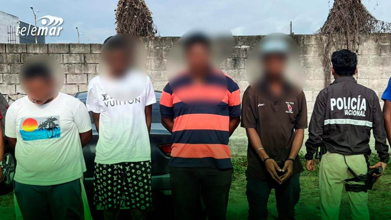 Policía Captura a Cuatro Implicados en Extorsión en Esmeraldas