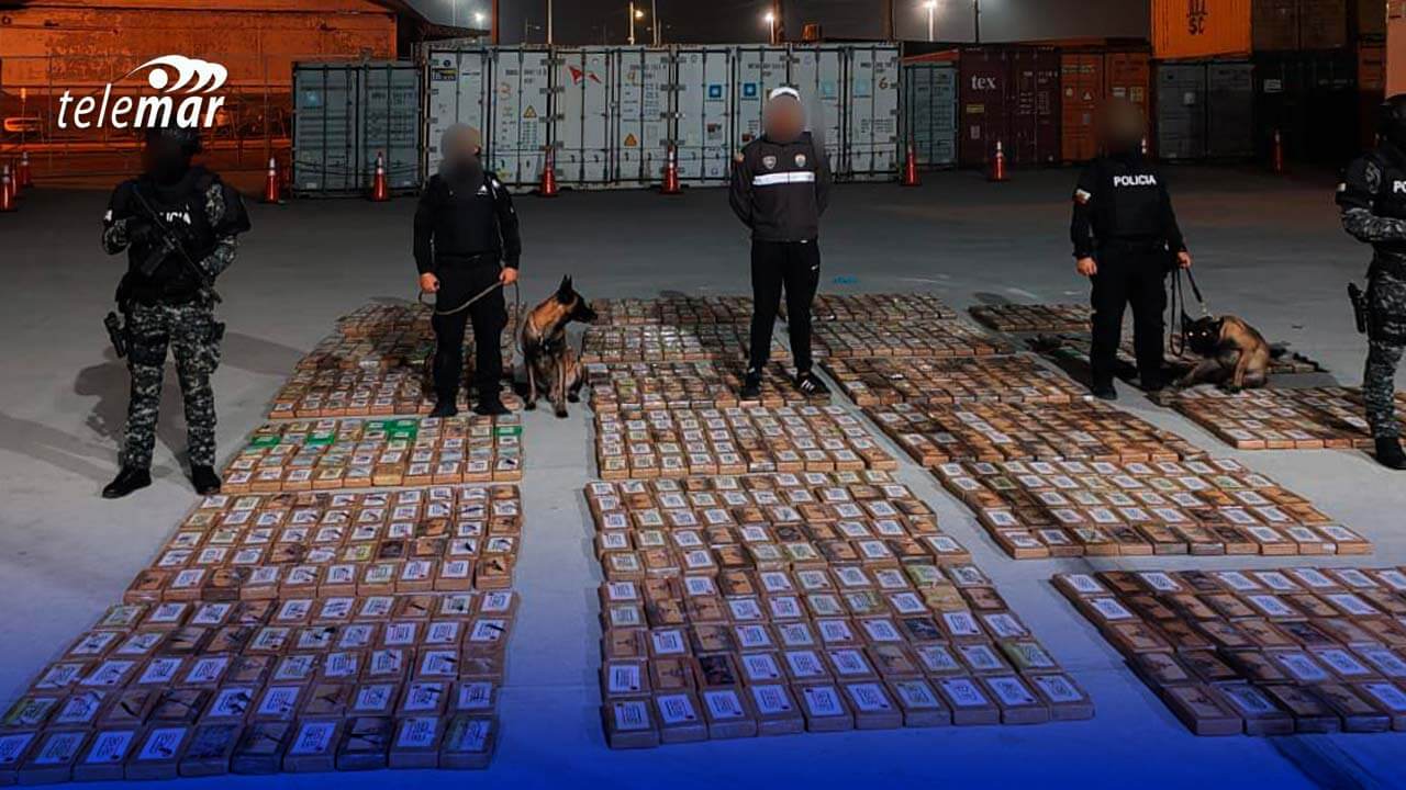 Policía Incauta Más de Una Tonelada de Cocaína en Puerto de Guayaquil