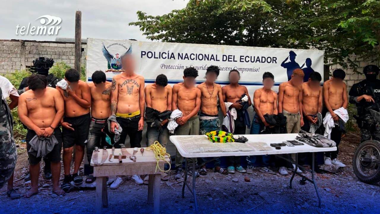 Operativo 'Tormenta 9' desmantela banda delictiva en Durán