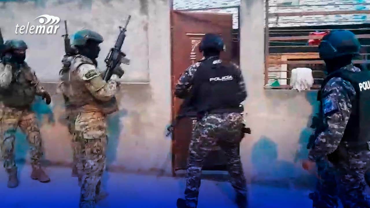 Operativo conjunto en Esmeraldas desarticula presunta red delictiva en el barrio 26 de Junio