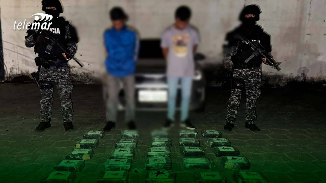 GEMA incauta 20 kilos de cocaína en las Piedras, Esmeraldas