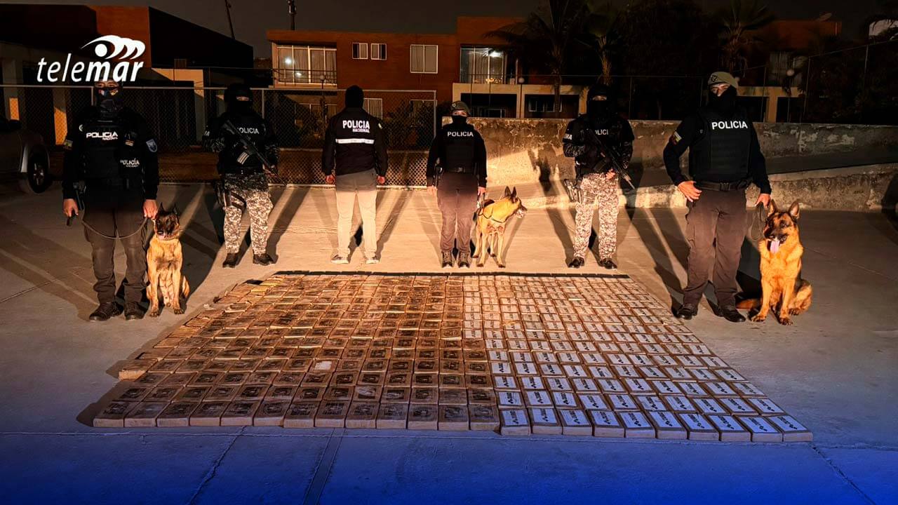 Policía intercepta 398 kilos de cocaína en operación Poseidón LIX