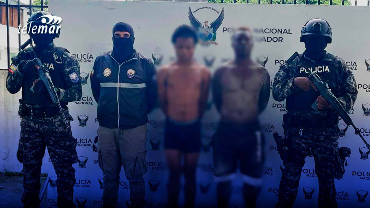 Policía Nacional captura a dos presuntos asesinos en Esmeraldas