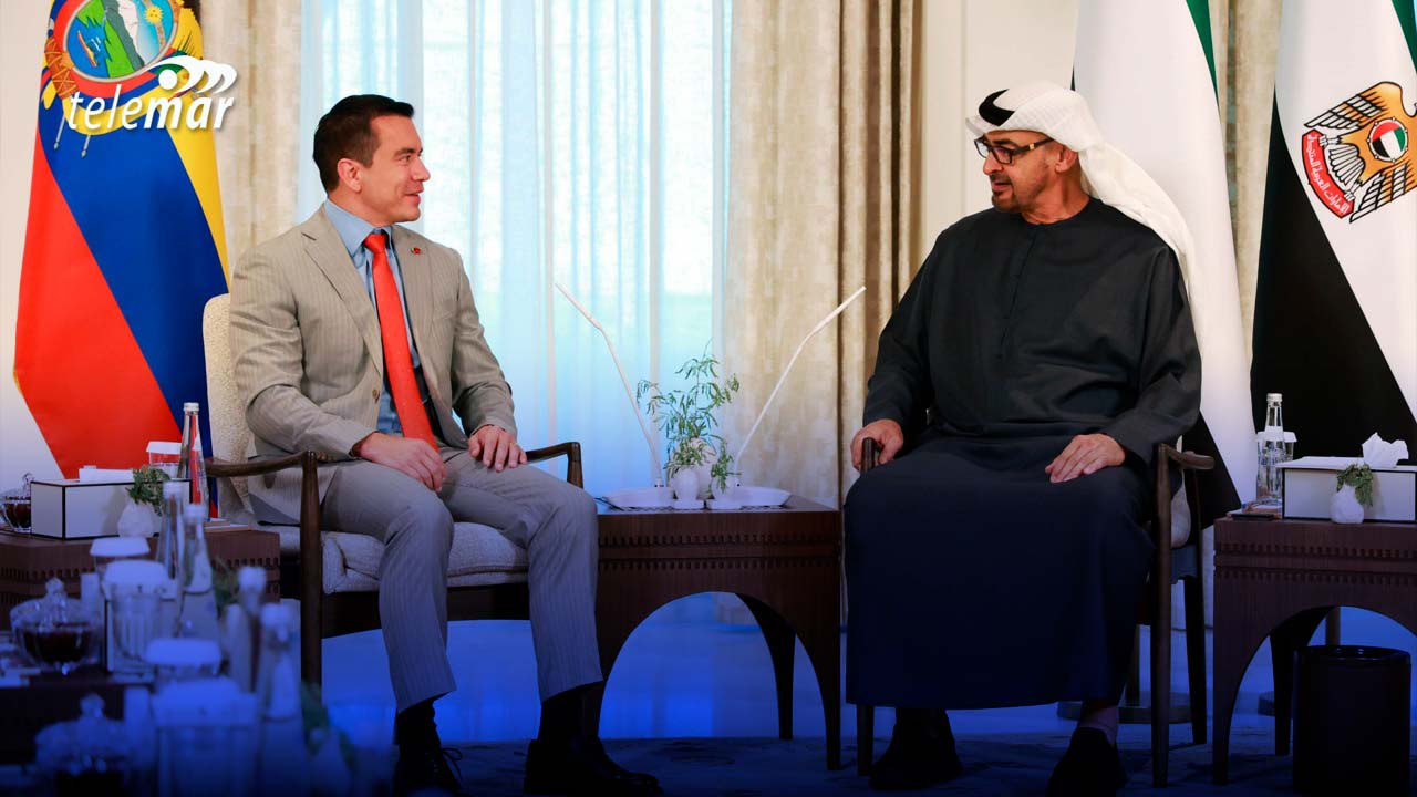 Daniel Noboa fortalece las relaciones bilaterales con Emiratos Árabes