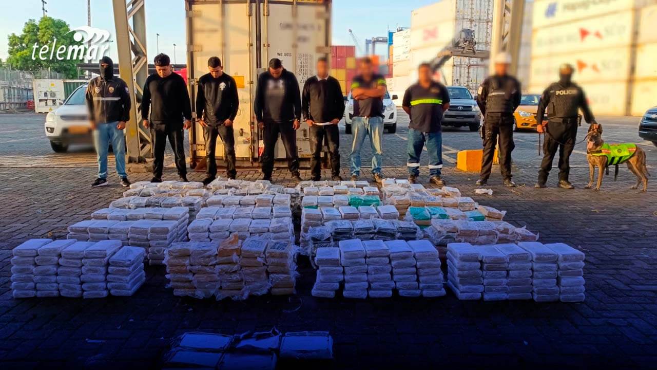 Operación Ares 23: Siete detenidos y más de 700 kilos de SCFS incautadas en Guayaquil