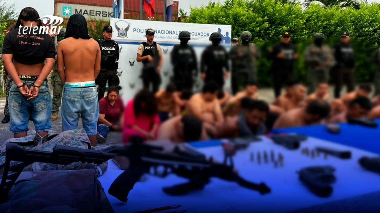 Operativo "Apolo 15" captura a 23 miembros de grupos criminales en Guayaquil y Durán