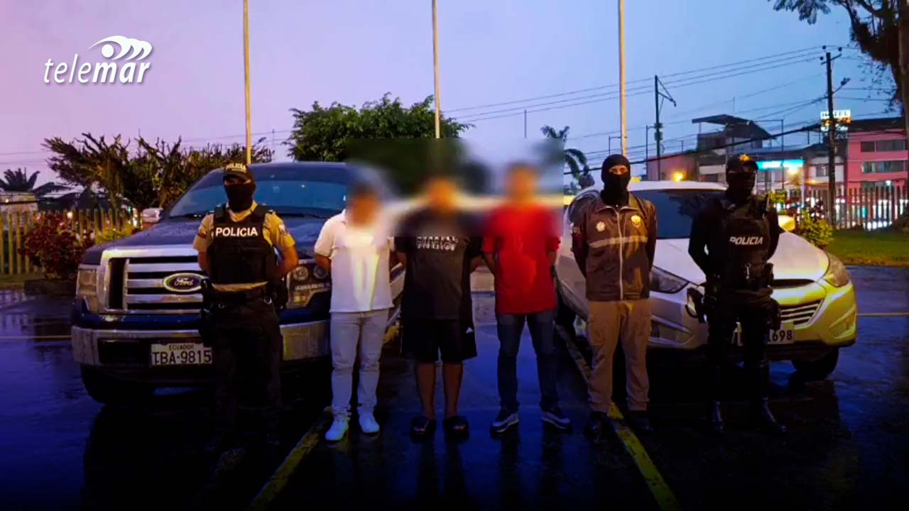 Policía frustra secuestro en Quinindé y captura a tres sospechosos
