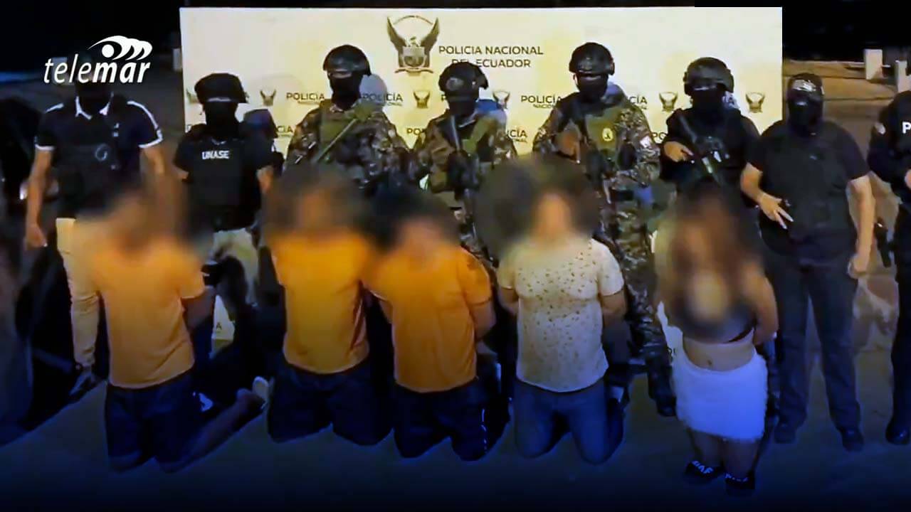 Capturada red de extorsión que operaba desde la cárcel de Esmeraldas