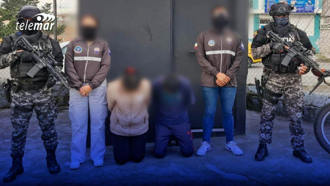 Capturados dos miembros del GAO "Los Lobos" por extorsión en Quito