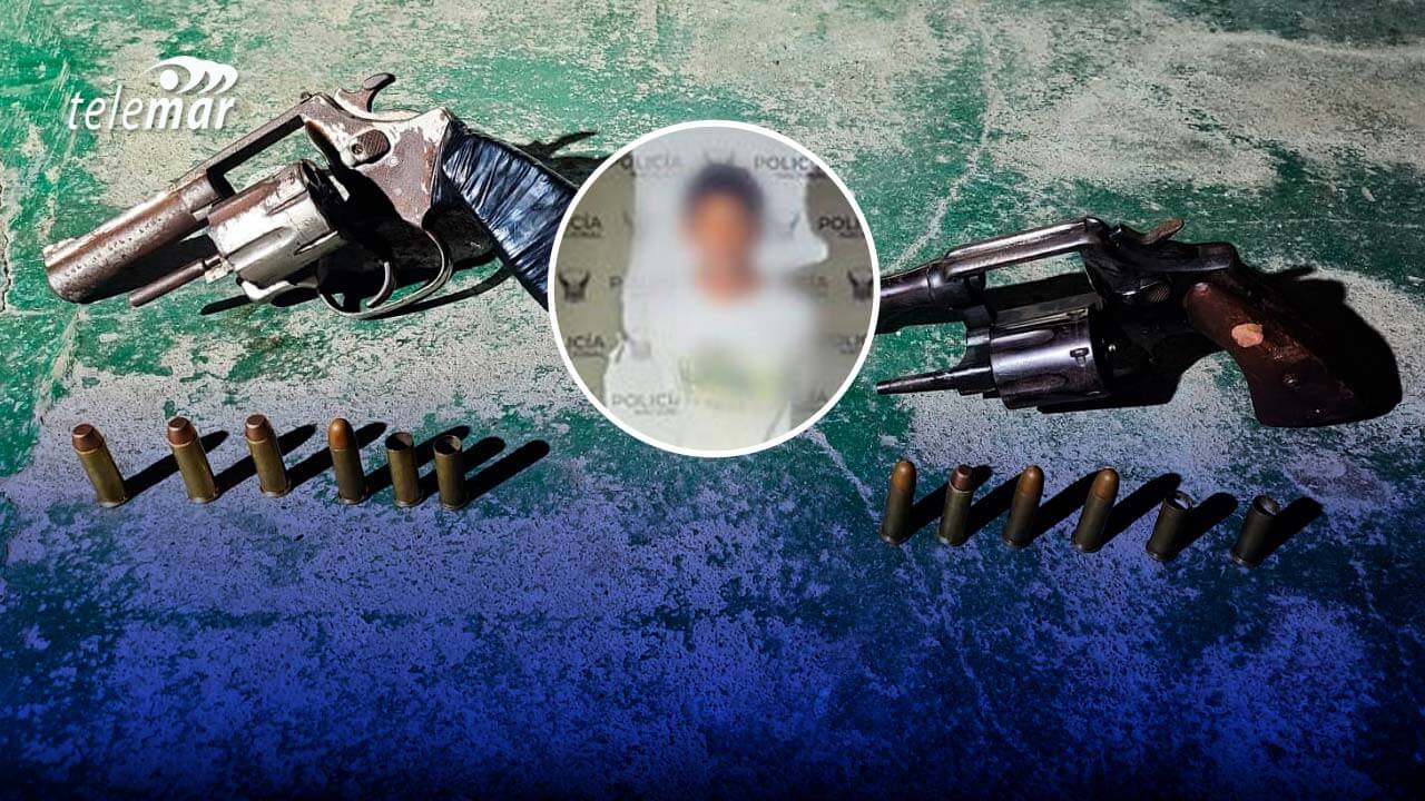 Dos aprehendidos tras persecución en la Guacharaca, Esmeraldas