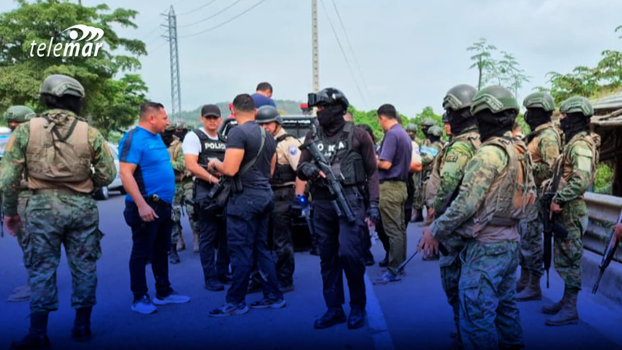 Operativo en Portoviejo evita secuestro y sicariato, armas y vehículo recuperados