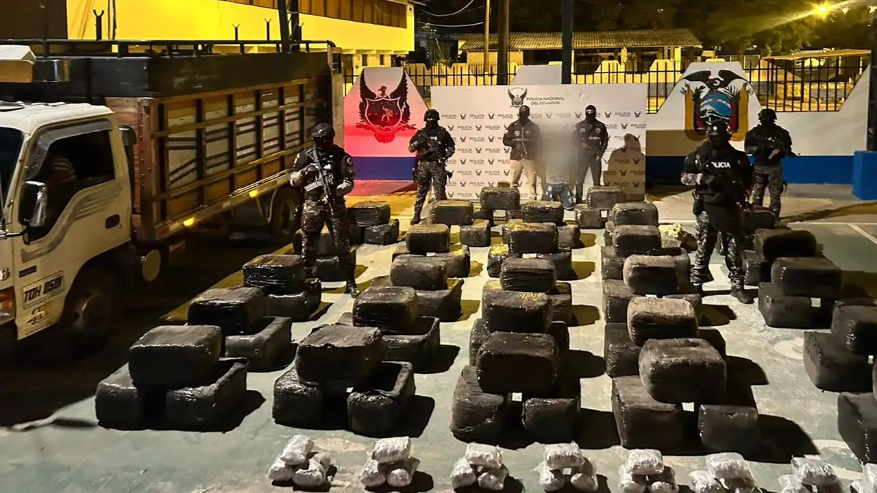 Capturan una tonelada de marihuana en La Propicia, Esmeraldas