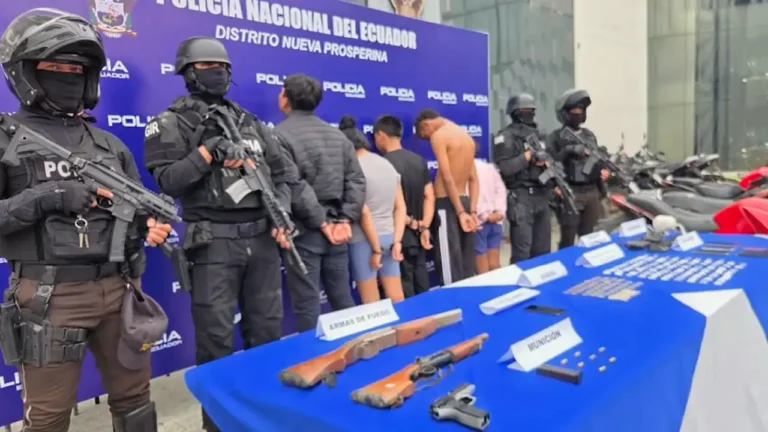 Cinco aprehendidos en operativo Resurgir 18 en Guayaquil