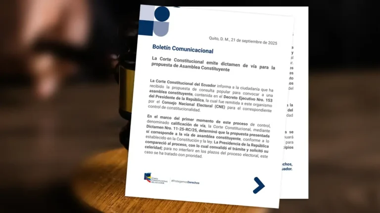 Corte Constitucional califica la vía para la propuesta de Asamblea Constituyente