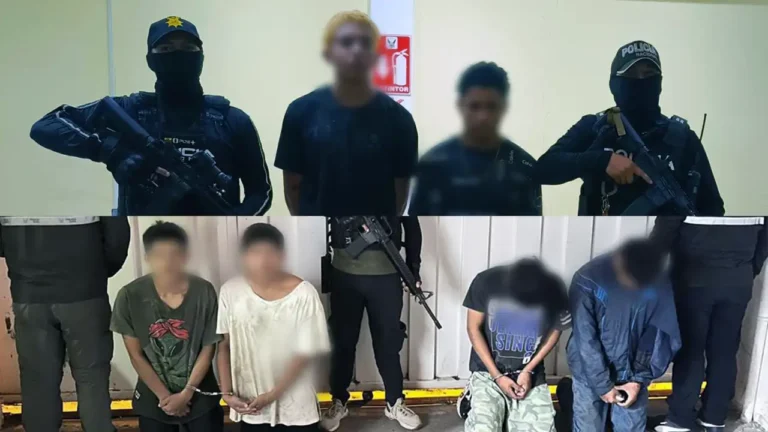 Detenidos seis miembros de “Los Lobos” y “Los Choneros” en Santa Elena