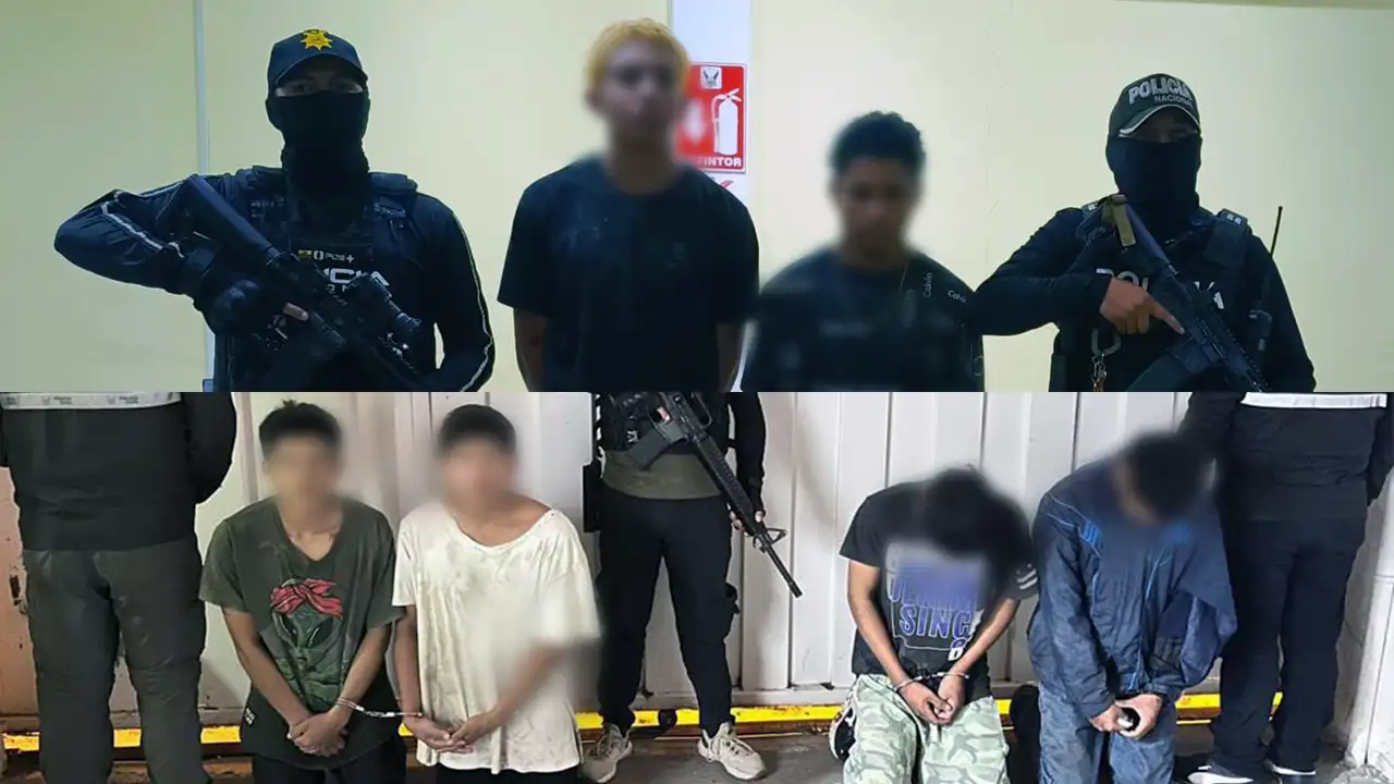 Detenidos seis miembros de “Los Lobos” y “Los Choneros” en Santa Elena