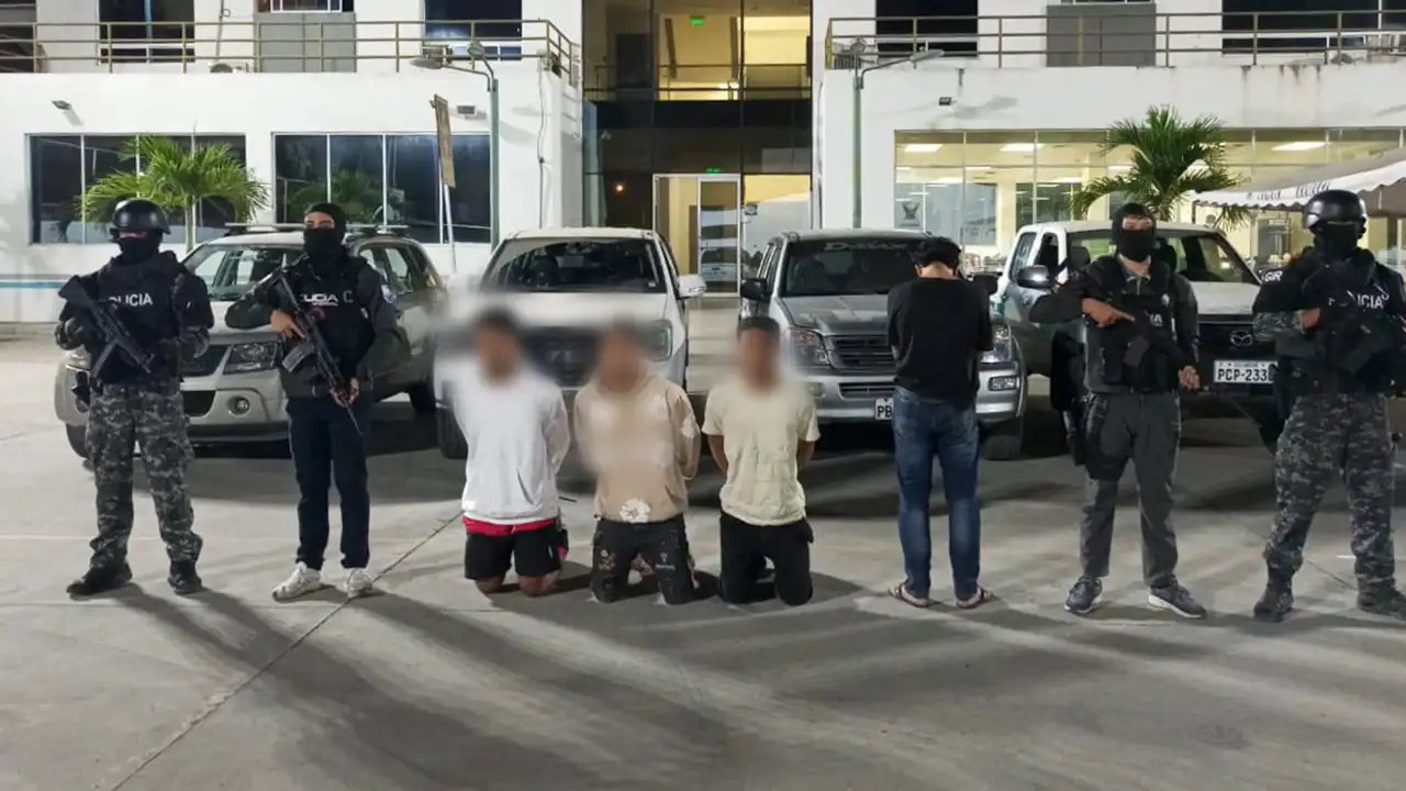 Operativo "Fénix 288" desmantela a grupo criminal en Manta