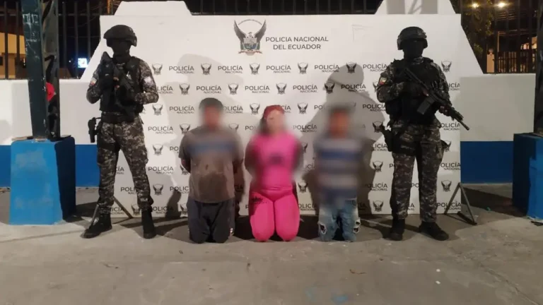 Secuestradores aprehendidos en flagrancia en San Jorge Alto