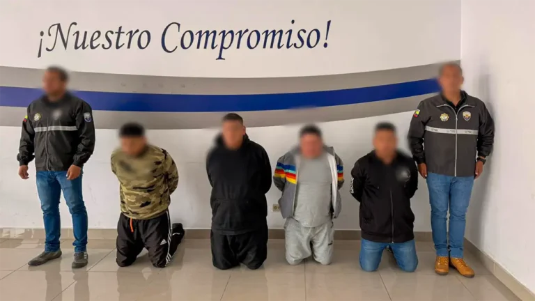 Cae banda vinculada al robo de autopartes en Quito