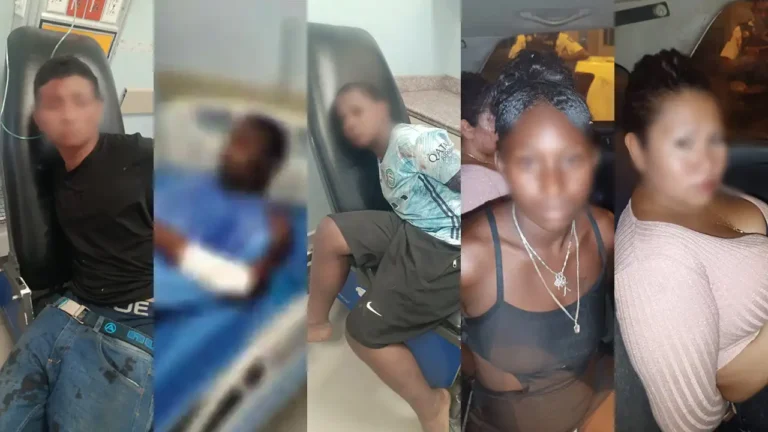 Cinco detenidos tras persecución ininterrumpida en Atacames