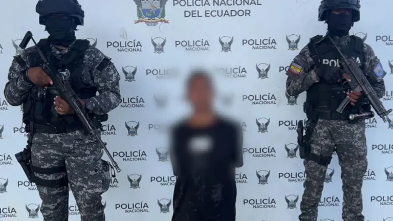 Detenido Alias "Bryan" presunto miembro del GDOT "Los Tiguerones" en Esmeraldas