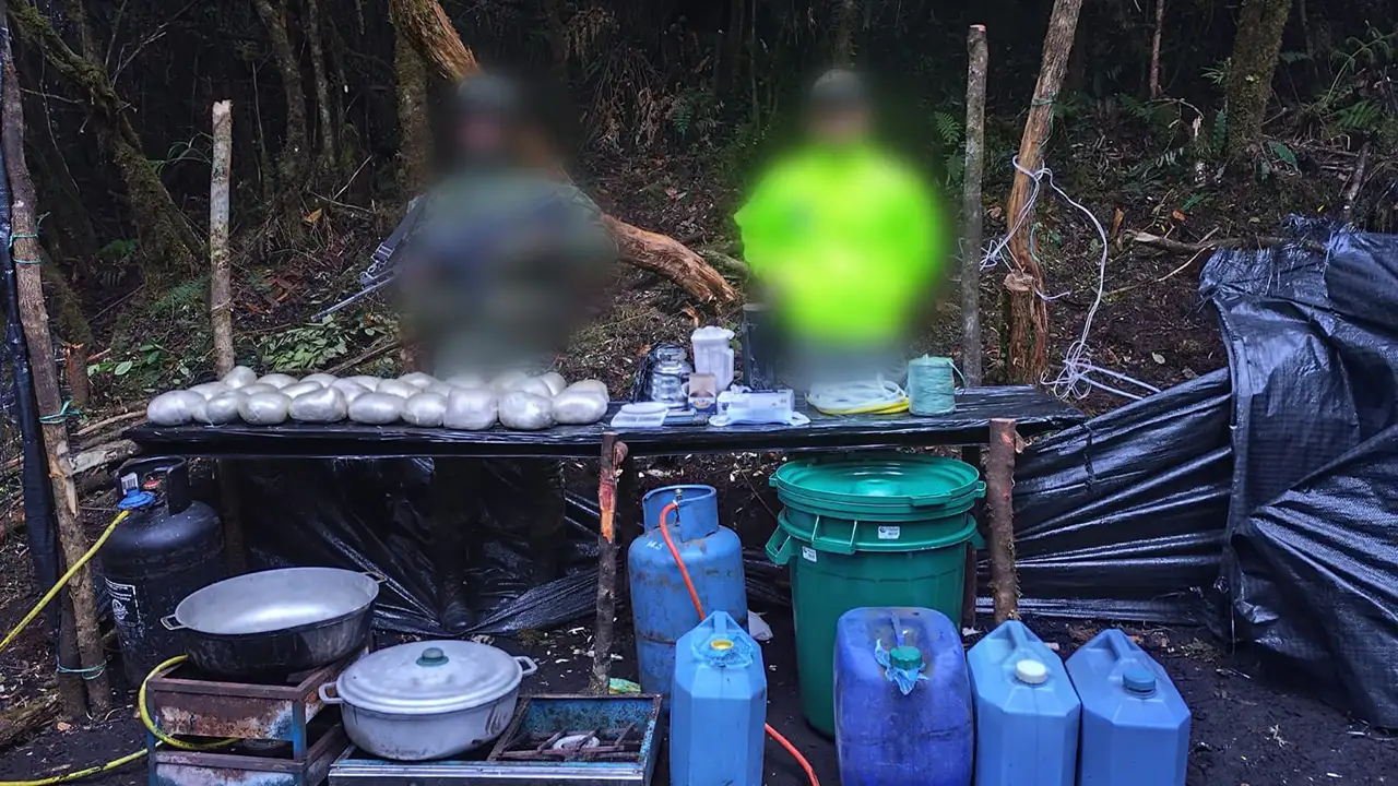 Operación "Binacional lV" desmantela laboratorio clandestino de heroína