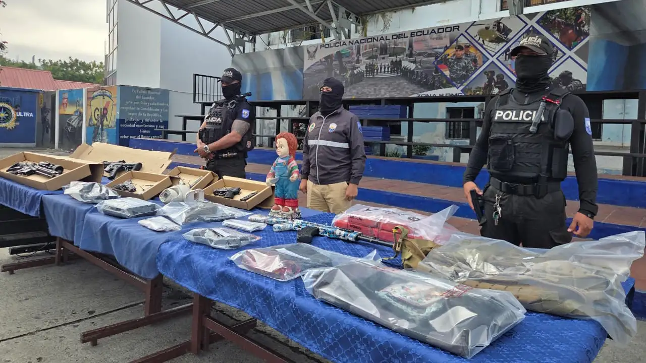 Operativo "Tormenta 47" incauta armas y drogas en Durán