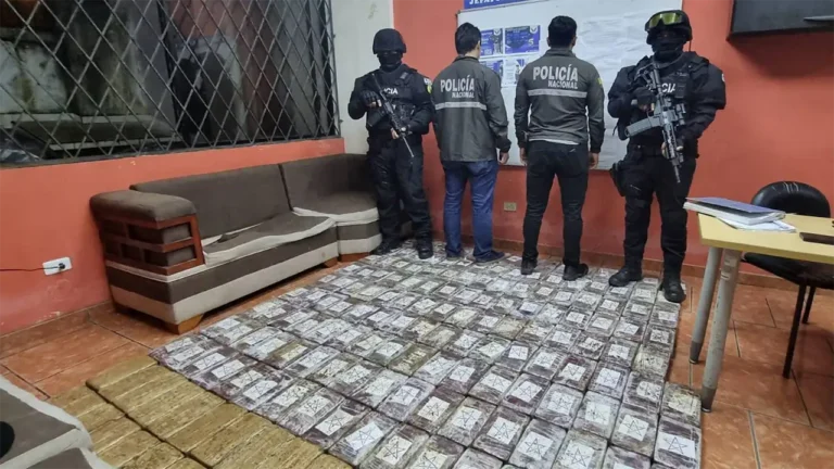 Operativo "Everest" incauta 170 kilos de SCSF en Santo Domingo de los Tsáchilas