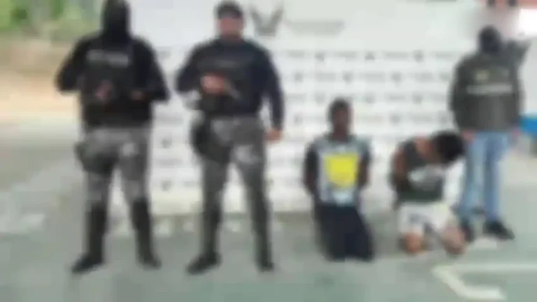 Detenidos alias "Mopri" y alias "José" por extorsión en Tachina