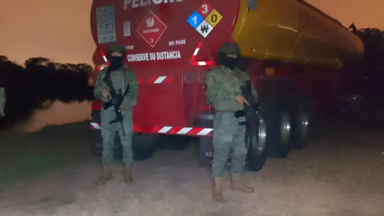 FF.AA. frustran robo de combustible en Samborondón, Guayas