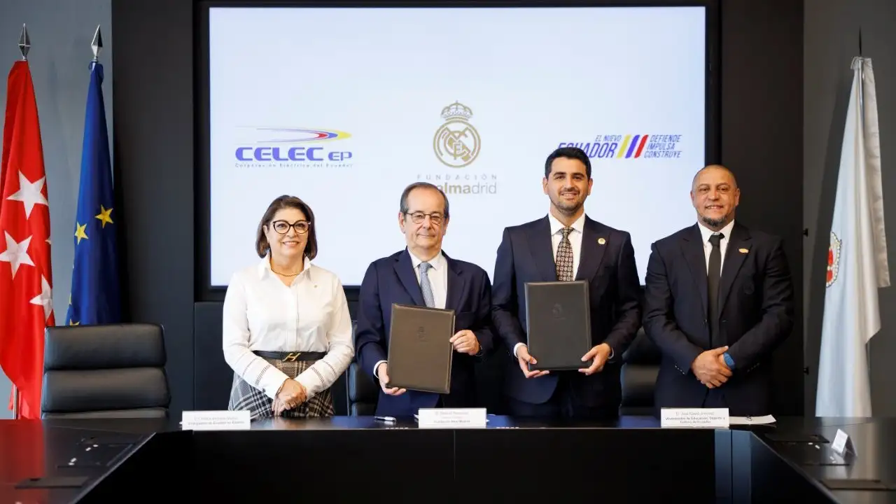 Gobierno de Ecuador y Fundación Real Madrid unidos por el deporte y los valores