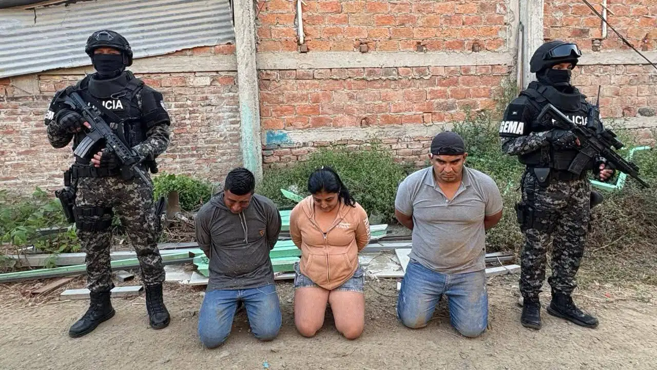 Media tonelada de droga incautada y tres detenidos en Manta