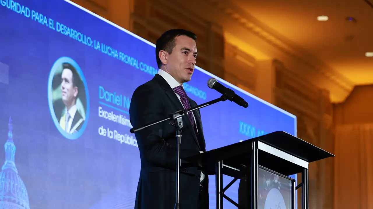 Presidente Noboa destaca logros de Ecuador en seguridad y economía en la CEAL