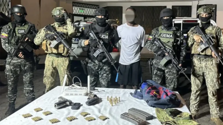 Detenido con armas y municiones en el sector de La Siate, San Lorenzo