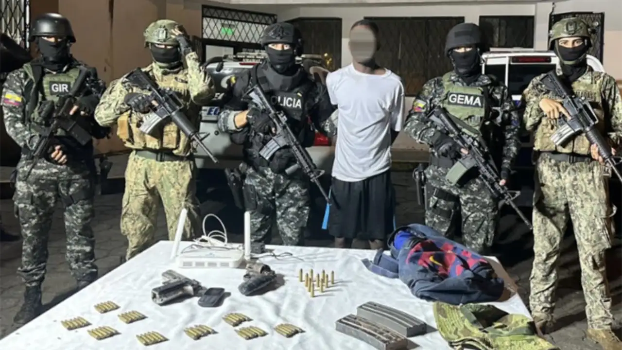 Detenido con armas y municiones en el sector de La Siate, San Lorenzo