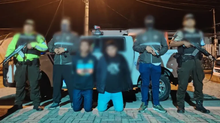 Dos aprehendidos por narcotráfico en la provincia de Napo
