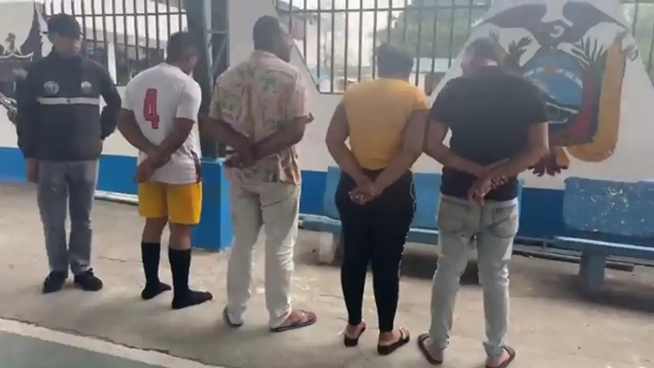 Operativo desarticula red vinculada a casos de extorsión en Esmeraldas