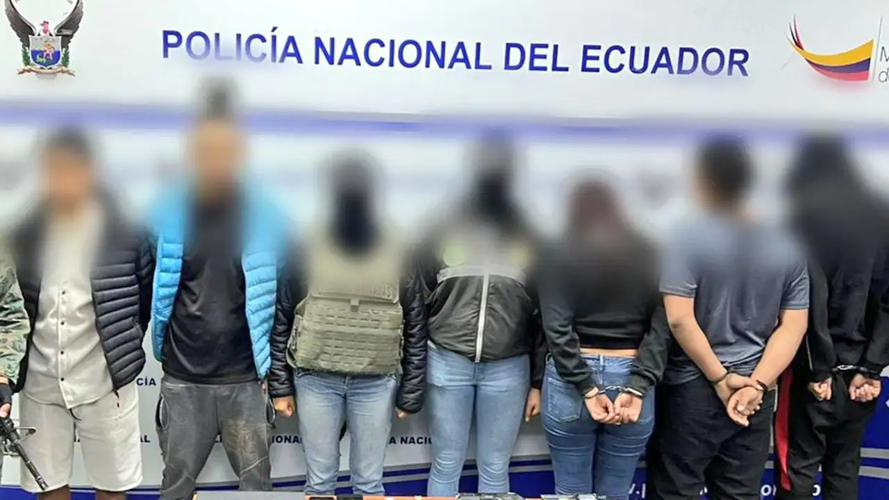 Operativo en Ambato revela red vinculada al GAO “Los Lobos”