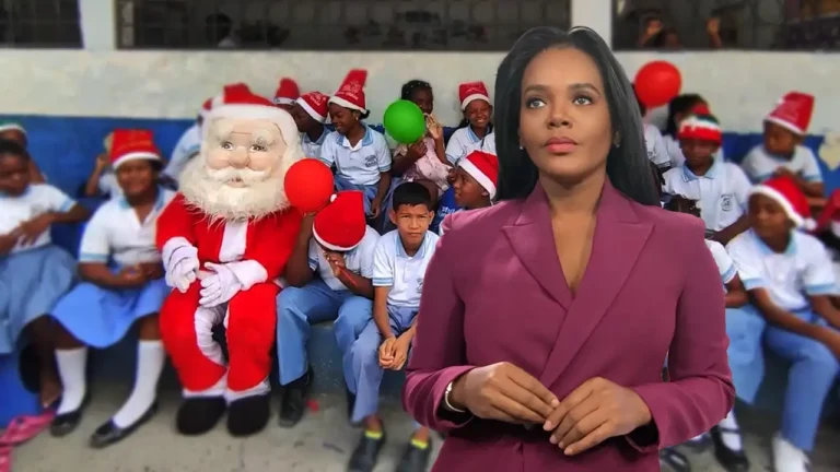 Periodista Hellen Quiñonez y su fundación agasajan a niños en Esmeraldas