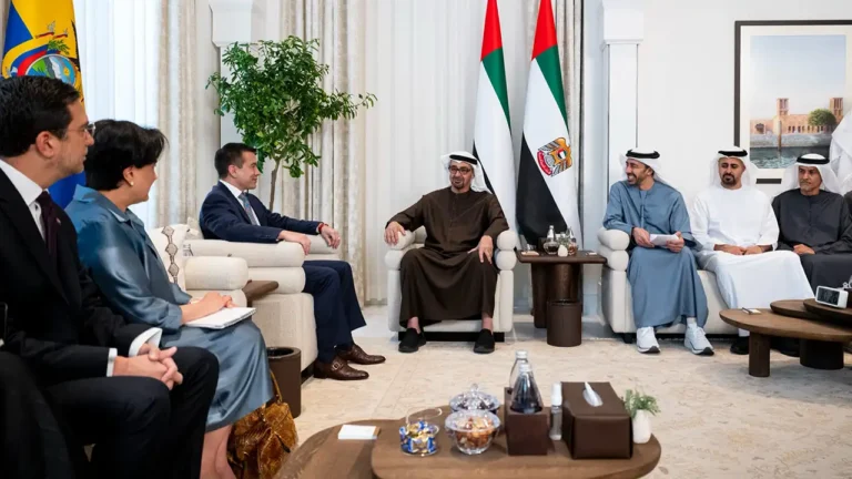 Presidente Noboa impulsa inversión y cooperación en Emiratos Arabes Unidos