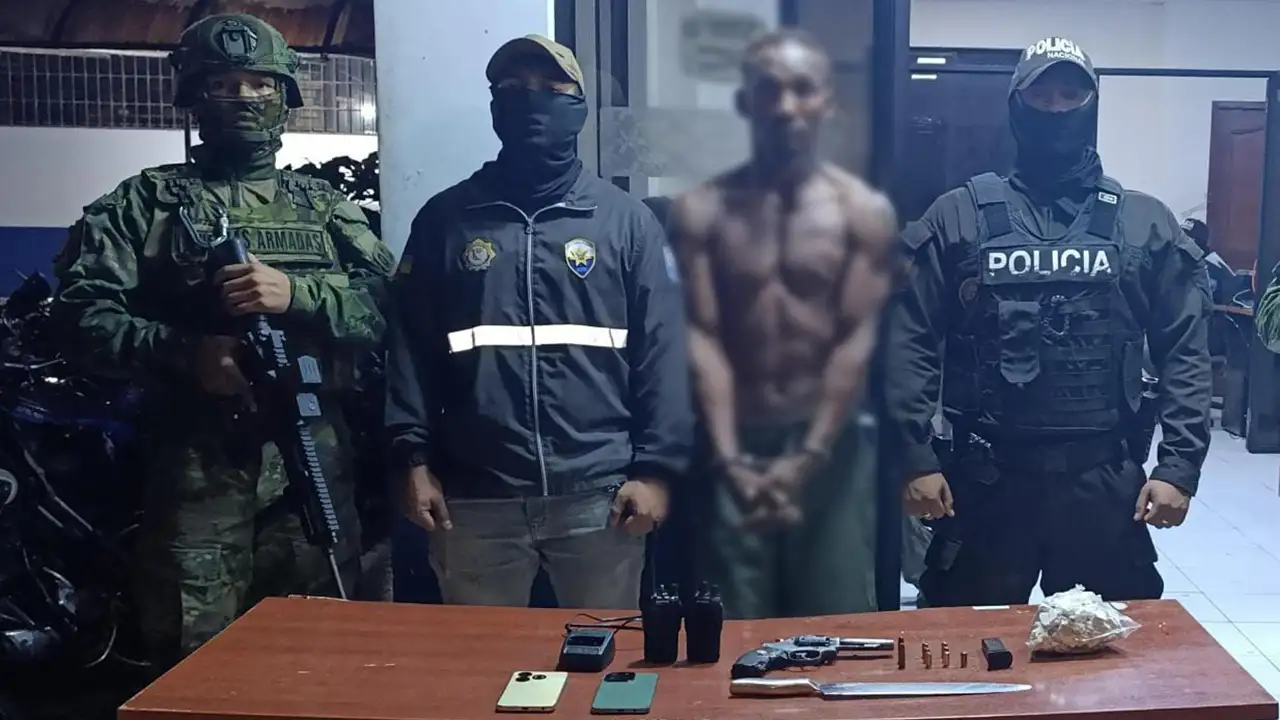 Capturado alias "Cerebro" mediante operativo en Quinindé