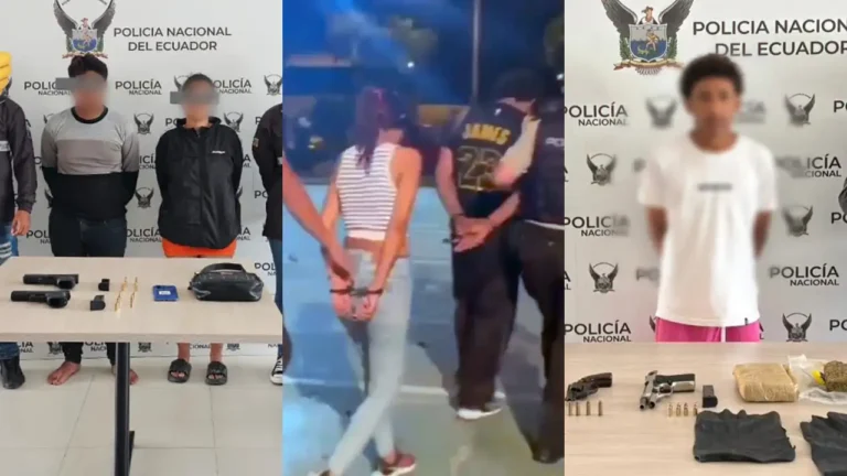 Seis detenidos en Esmeraldas y uno en Atacames, tras últimos operativos de la Policía