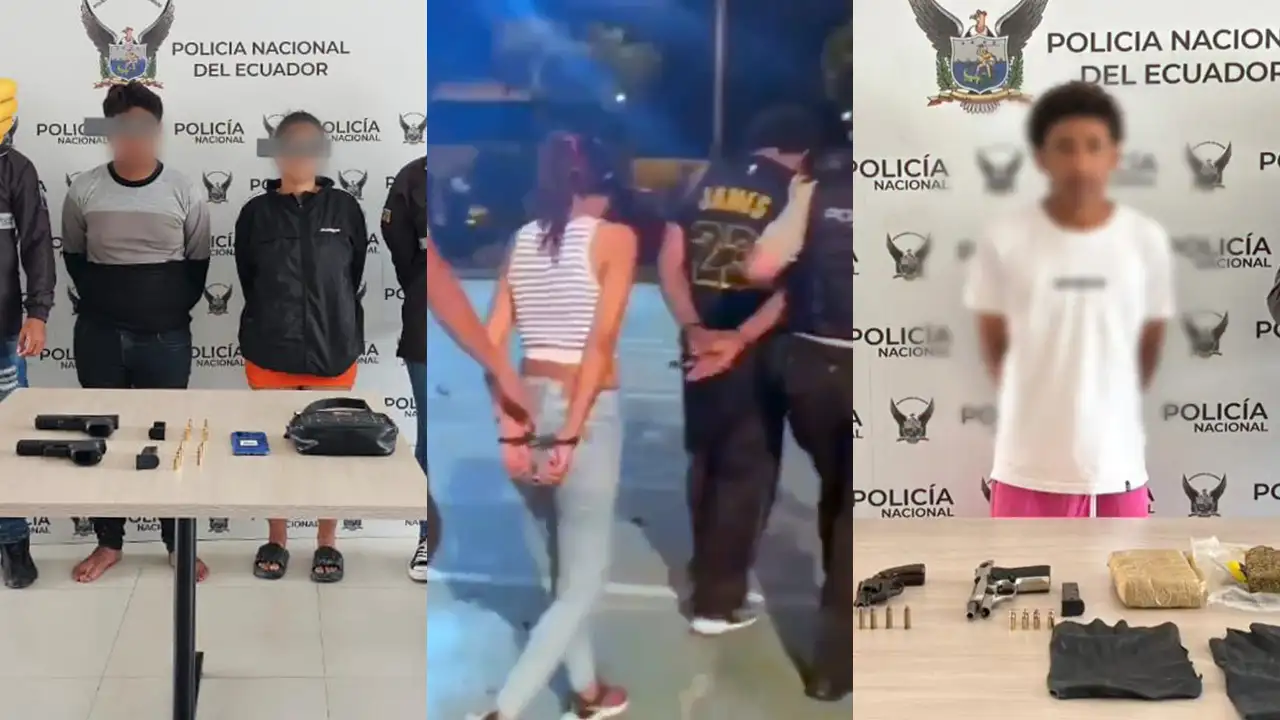 Seis detenidos en Esmeraldas y uno en Atacames, tras últimos operativos de la Policía