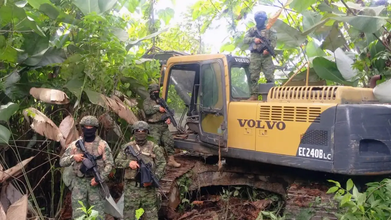 Golpe a la minería ilegal en Selva Alegre, Eloy Alfaro