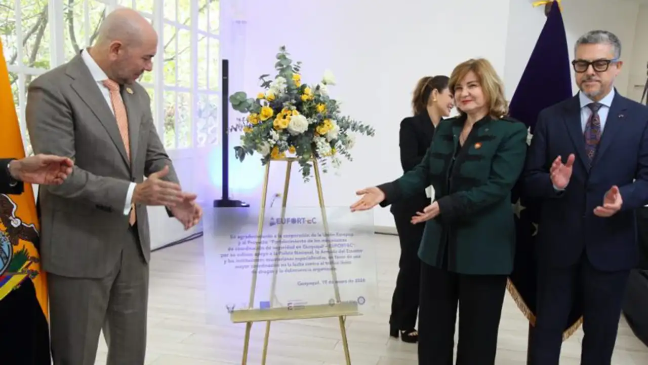 Ministro Loffredo inauguró Centro de Inteligencia en Guayaquil